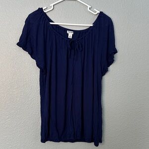 Old Navy Navy Blue Blouse
